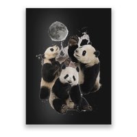Howling At The Moon Funny Panda Panda Poster