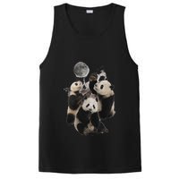 Howling At The Moon Funny Panda Panda PosiCharge Competitor Tank
