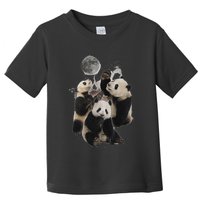Howling At The Moon Funny Panda Panda Toddler T-Shirt