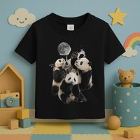 Howling At The Moon Funny Panda Panda Toddler T-Shirt