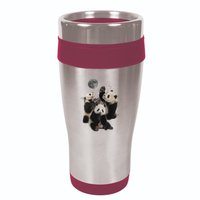 Howling At The Moon Funny Panda Panda 16oz Travel Tumbler