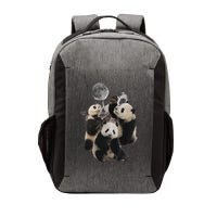 Howling At The Moon Funny Panda Panda Vector Backpack