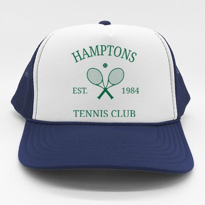 Hamptons Athletics Tennis Club Racquet Prep Vintage Ny Trucker Hat