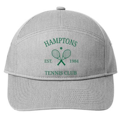 Hamptons Athletics Tennis Club Racquet Prep Vintage Ny 7-Panel Snapback Hat