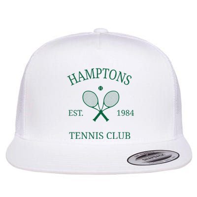 Hamptons Athletics Tennis Club Racquet Prep Vintage Ny Flat Bill Trucker Hat