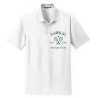 Hamptons Athletics Tennis Club Racquet Prep Vintage Ny Dry Zone Grid Polo