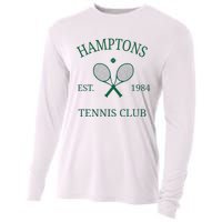 Hamptons Athletics Tennis Club Racquet Prep Vintage Ny Cooling Performance Long Sleeve Crew