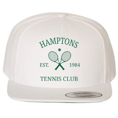 Hamptons Athletics Tennis Club Racquet Prep Vintage Ny Wool Snapback Cap