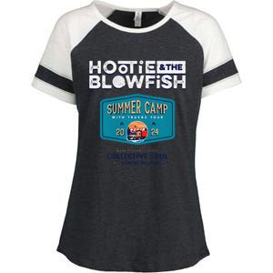 Hootie And The Blowfis.H Summer Camp With Trucks Enza Ladies Jersey Colorblock Tee