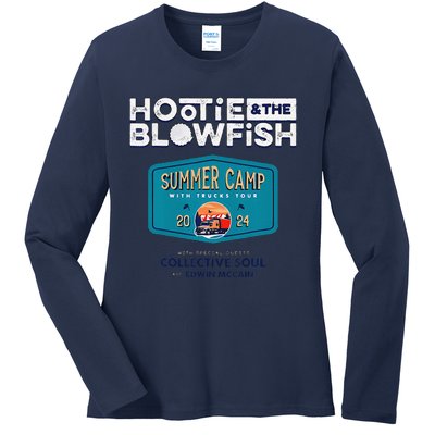 Hootie And The Blowfis.H Summer Camp With Trucks Ladies Long Sleeve Shirt