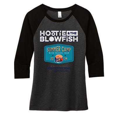 Hootie And The Blowfis.H Summer Camp With Trucks Women's Tri-Blend 3/4-Sleeve Raglan Shirt