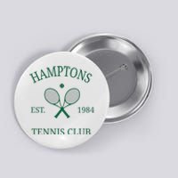 Hamptons Athletics Tennis Club Racquet Prep Vintage Ny Button