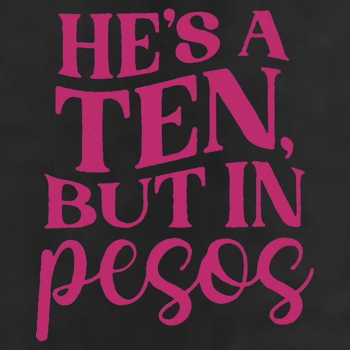Hes A Ten But In Pesos Adult Drive Performance Visor