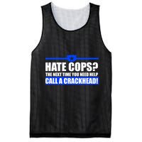 Hate Cops? Next Time You Need Help Mesh Reversible Basketball Jersey Tank