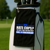 Hate Cops? Next Time You Need Help Golf Towel
