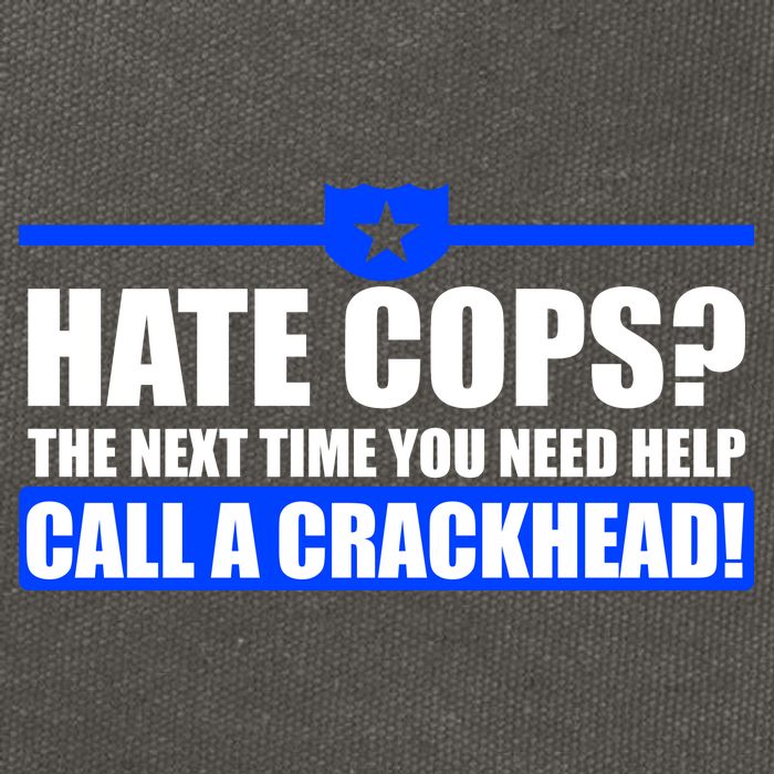 Hate Cops? Next Time You Need Help Cotton Canvas Backpack