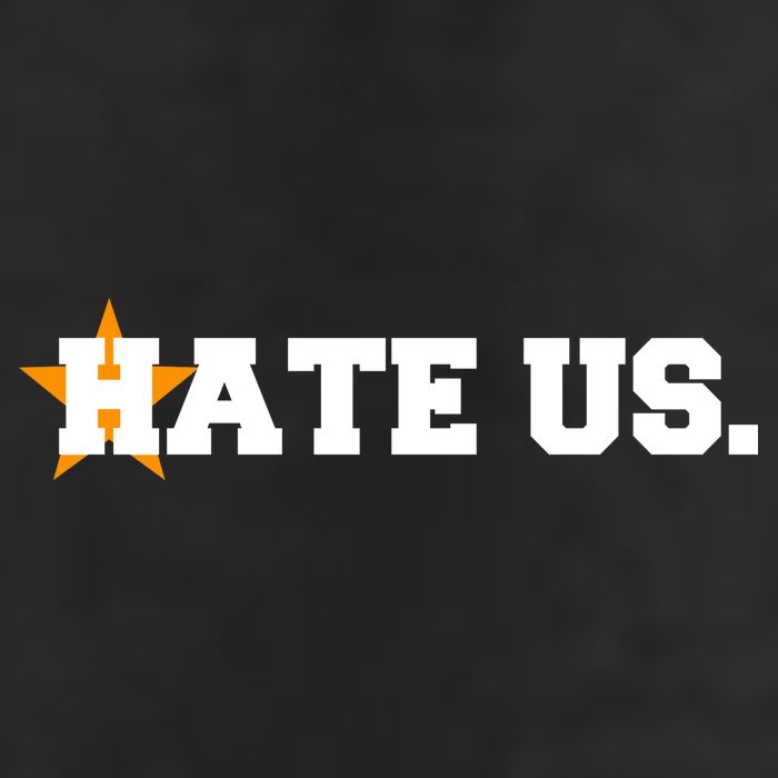 Hate Us Houston Baseball Star 7 Panel Mesh Trucker Snapback Hat