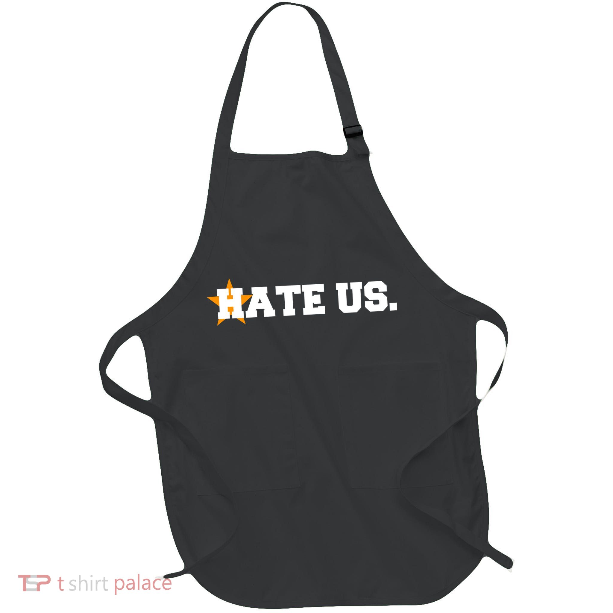 Hate Us Houston Baseball Star Full-Length Apron With Pockets