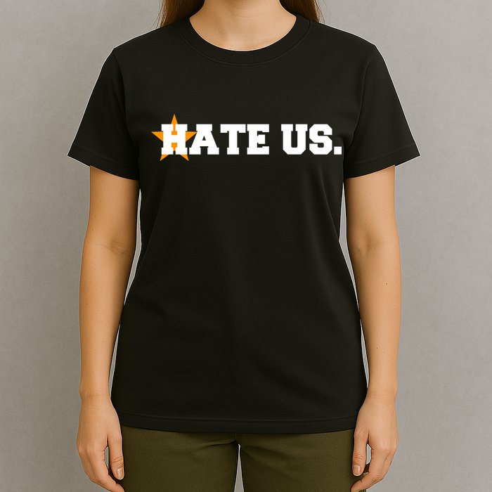 Hate Us Houston Baseball Star T-Shirt