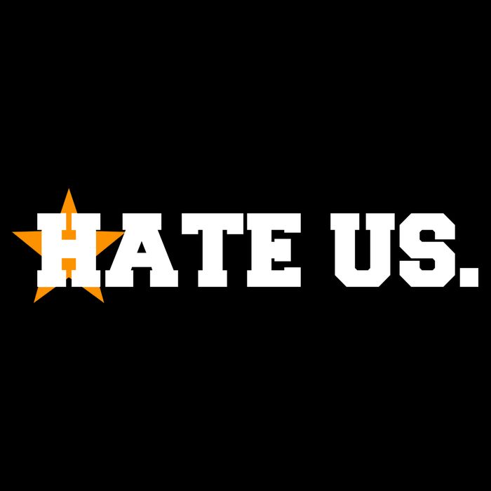 Hate Us Houston Baseball Star T-Shirt