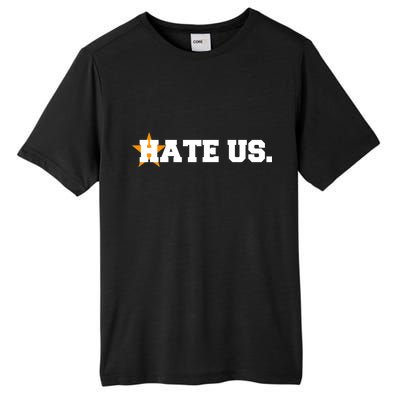 Hate Us Houston Baseball Star Tall Fusion ChromaSoft Performance T-Shirt