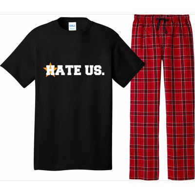 Hate Us Houston Baseball Star Pajama Set