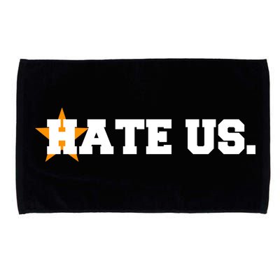 Hate Us Houston Baseball Star Microfiber Hand Towel