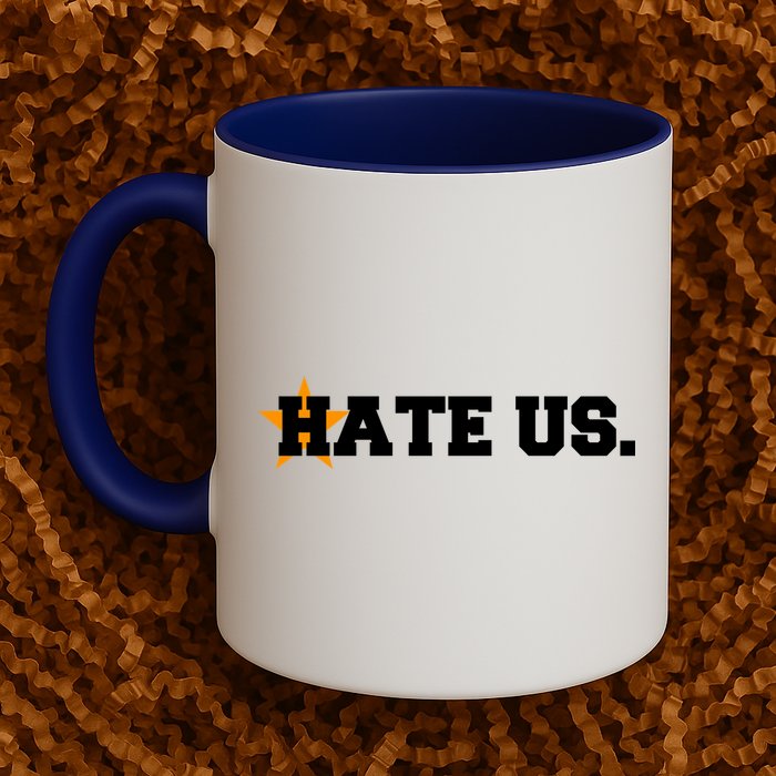 Hate Us Houston Baseball Star Mug