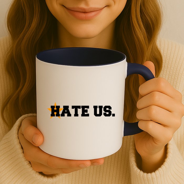 Hate Us Houston Baseball Star Mug