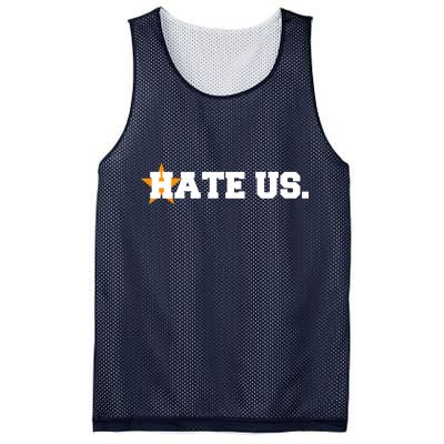 Hate Us Houston Baseball Star Mesh Reversible Basketball Jersey Tank