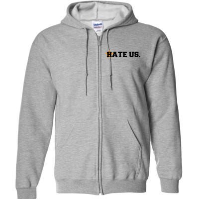 Hate Us Houston Baseball Star Full Zip Hoodie