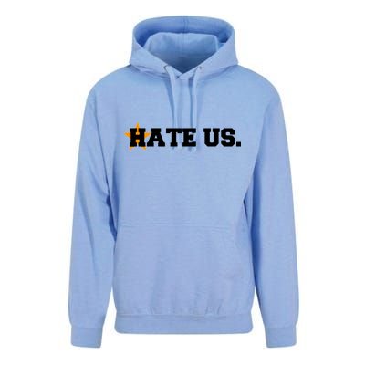 Hate Us Houston Baseball Star Unisex Surf Hoodie