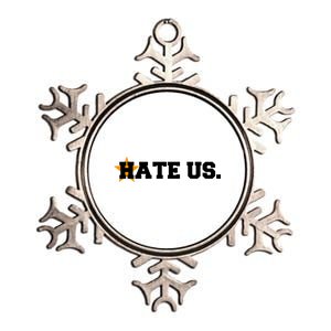 Hate Us Houston Baseball Star Metallic Star Ornament