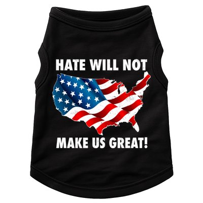 Hate Will Not Make Us Great Doggie Tank
