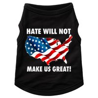 Hate Will Not Make Us Great Doggie Tank