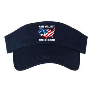 Hate Will Not Make Us Great Valucap Bio-Washed Visor