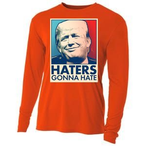 Haters Gonna Hate Poster Pro Trump Cooling Performance Long Sleeve Crew