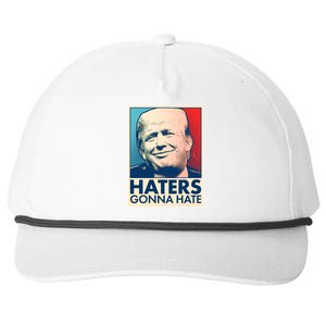 Haters Gonna Hate Poster Pro Trump Snapback Five-Panel Rope Hat