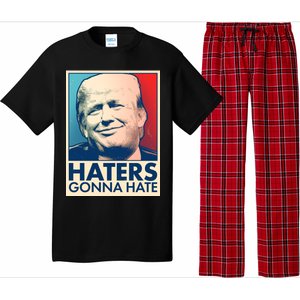 Haters Gonna Hate Poster Pro Trump Pajama Set