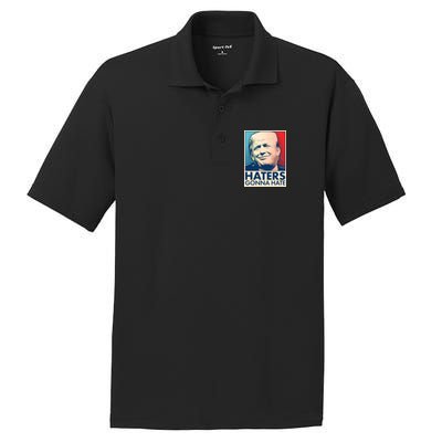 Haters Gonna Hate Poster Pro Trump PosiCharge RacerMesh Polo