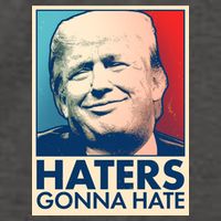 Haters Gonna Hate Poster Pro Trump Vector Backpack