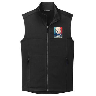 Haters Gonna Hate Poster Pro Trump Collective Smooth Fleece Vest