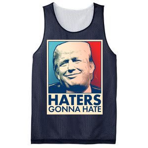 Haters Gonna Hate Poster Pro Trump Mesh Reversible Basketball Jersey Tank