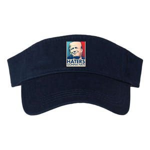 Haters Gonna Hate Poster Pro Trump Valucap Bio-Washed Visor