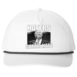 Haters Gonna Hate Trump Snapback Five-Panel Rope Hat