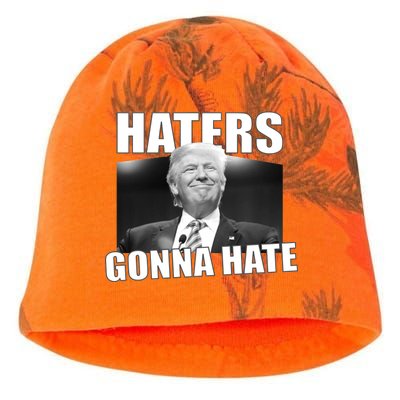 Haters Gonna Hate Trump Kati - Camo Knit Beanie