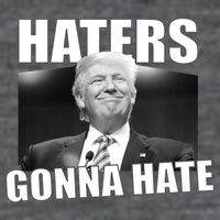 Haters Gonna Hate Trump 7 Panel Mesh Trucker Snapback Hat
