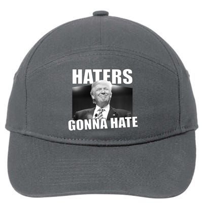 Haters Gonna Hate Trump 7-Panel Snapback Hat