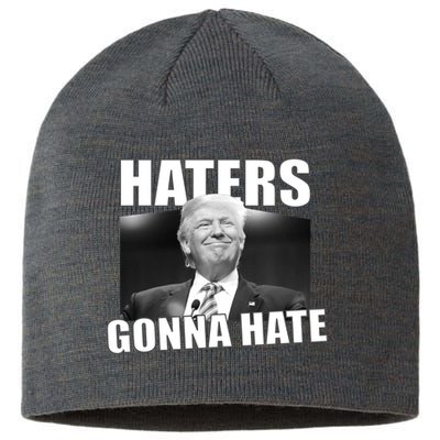 Haters Gonna Hate Trump Sustainable Beanie