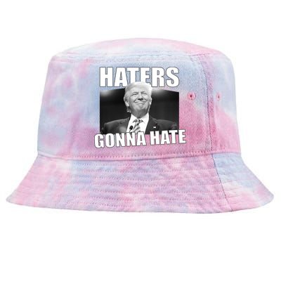 Haters Gonna Hate Trump Tie-Dyed Bucket Hat